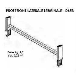 Protezione laterale terminale per trabattello DOGE 65
